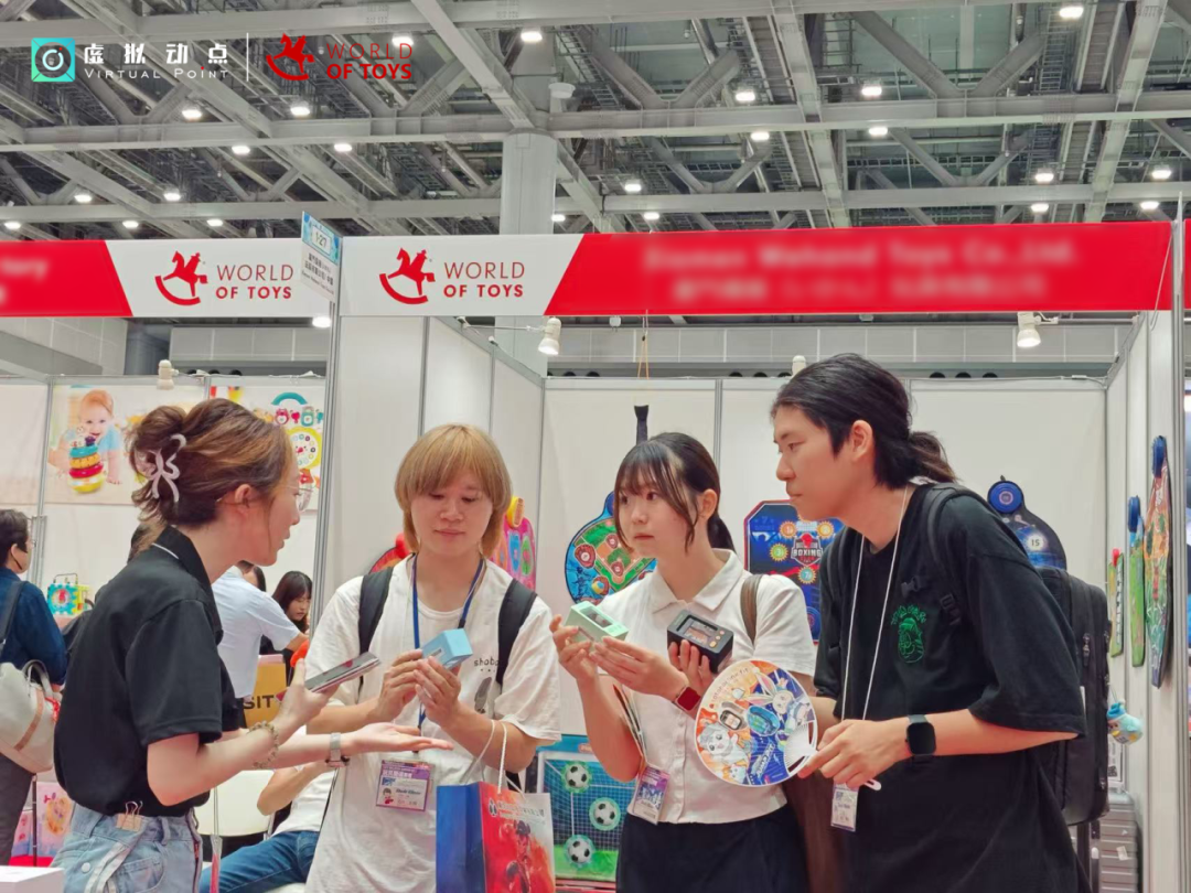 外洋首展 | 豪运国际welcome·虚拟动点AI玩具亮相2025东京国际玩具展